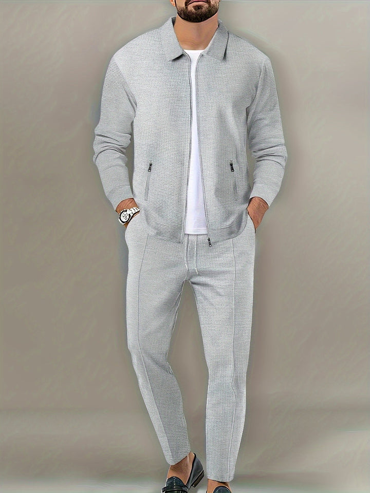 Elegantes zweiteiliges Set Jacke und Hose für Herren