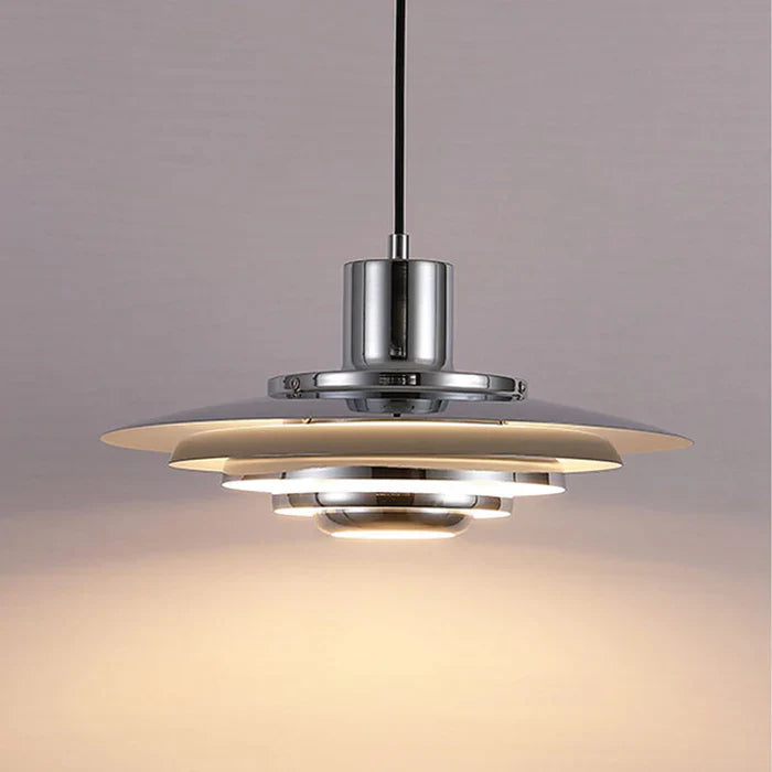 Retro Pendelleuchte aus Aluminium – Mehrlagige LED-Leuchte