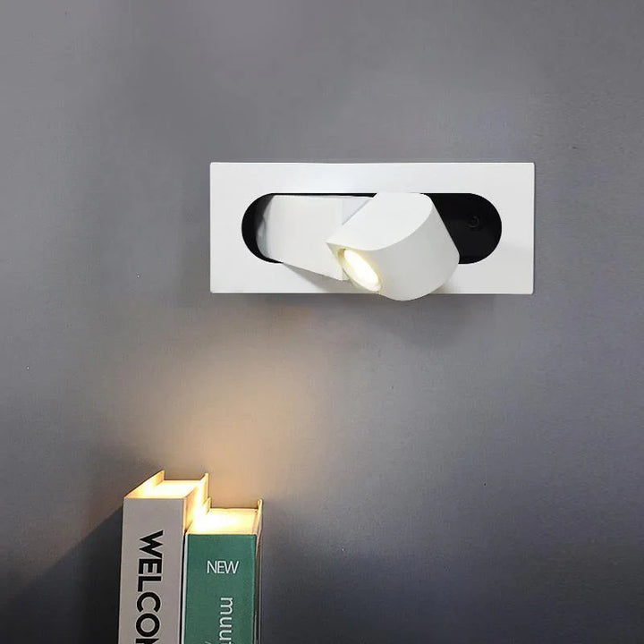 Moderne regulierbare LED-Wandleuchte zum Lesen
