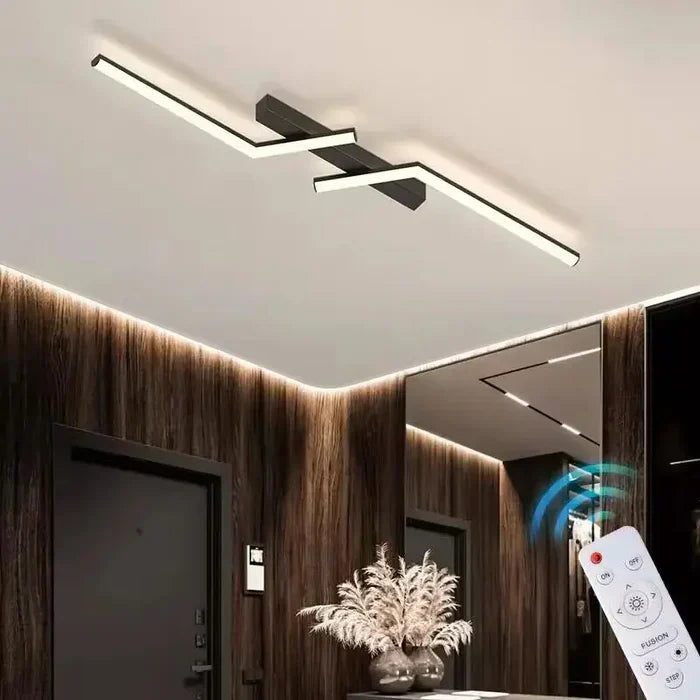 Moderne LED-Deckenleuchte – Geometrisches Design