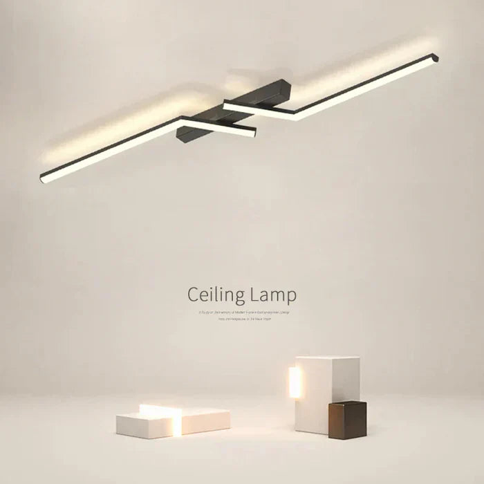Moderne LED-Deckenleuchte – Geometrisches Design