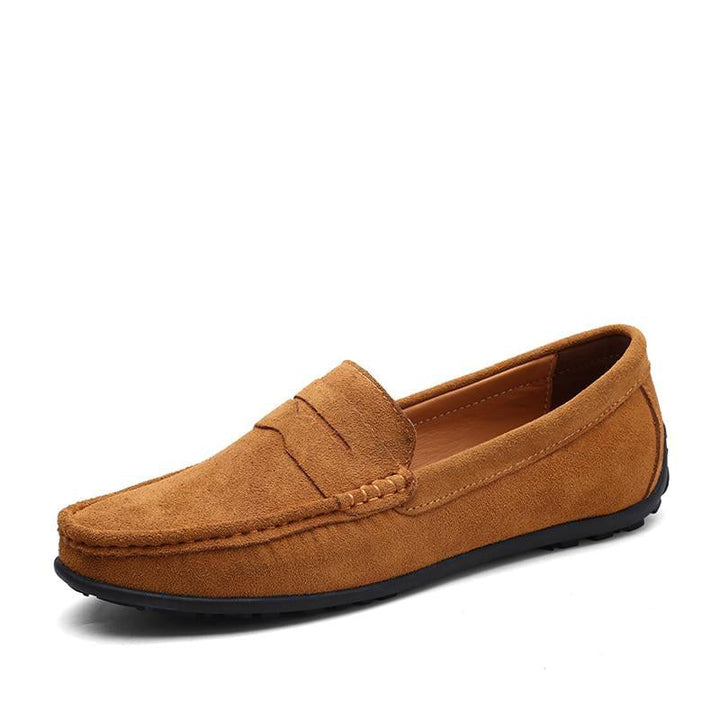 Elegante Herrenmokassins aus Wildleder