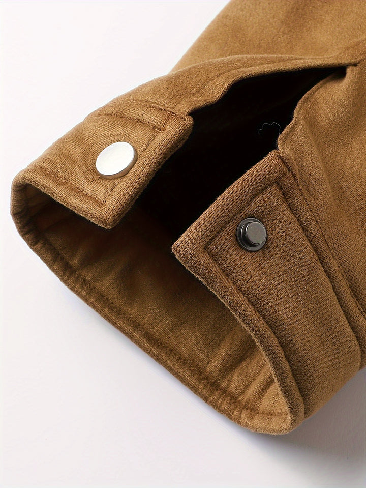 Herrenjacke mit Kragen und Futter