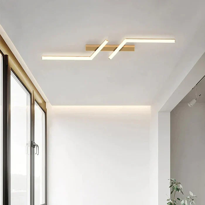 Moderne LED-Deckenleuchte – Geometrisches Design