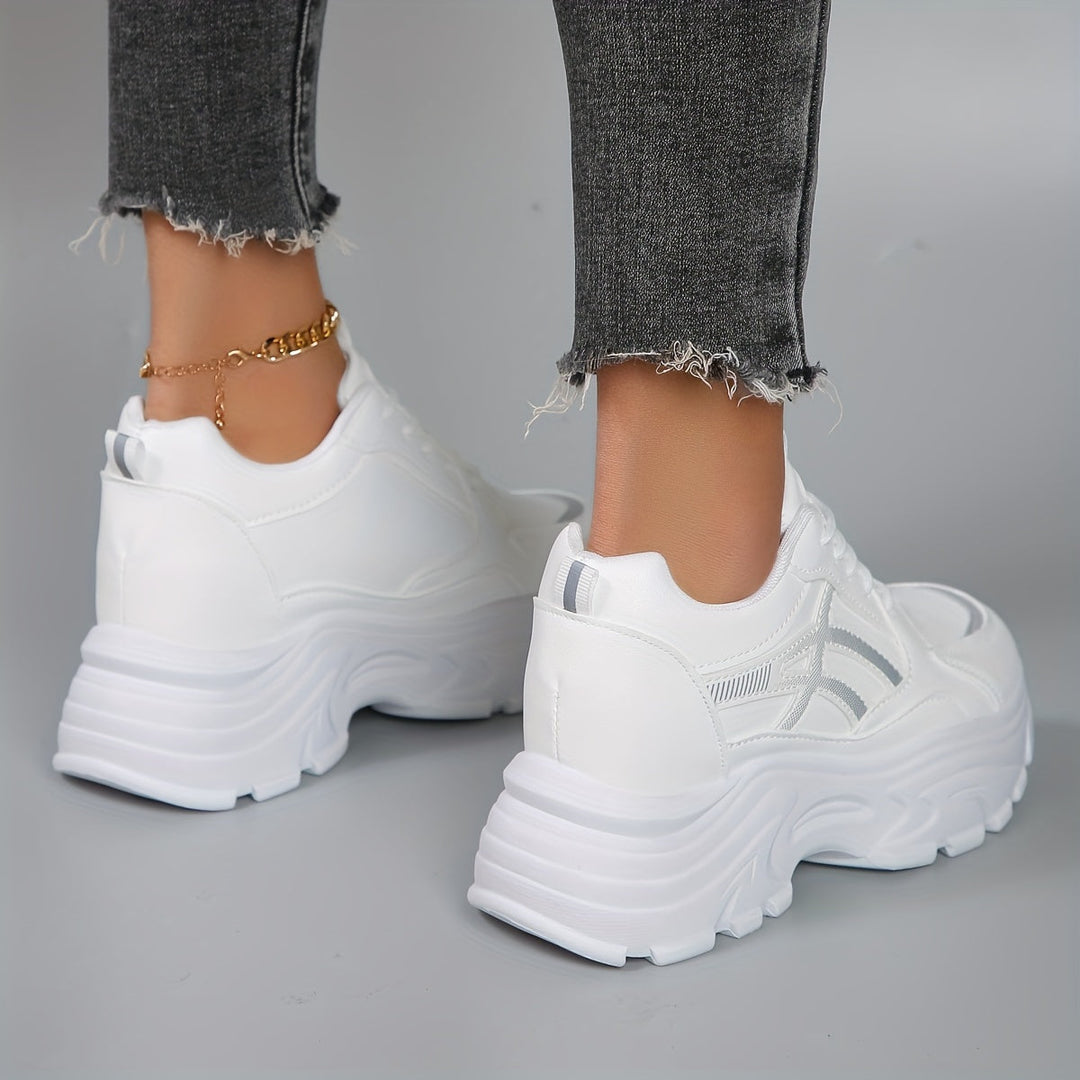 Modische Damen-Sneaker mit dicker Sohle