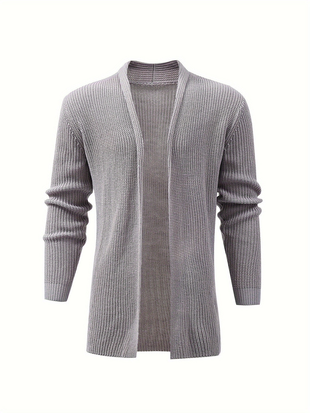 Herren langer Strickcardigan