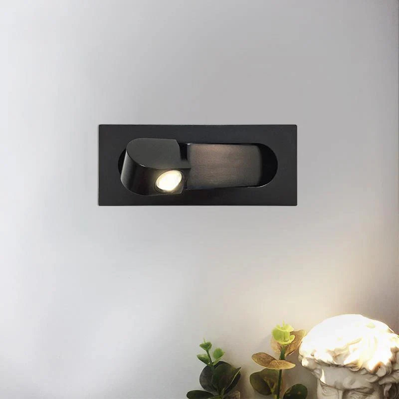 Moderne regulierbare LED-Wandleuchte zum Lesen