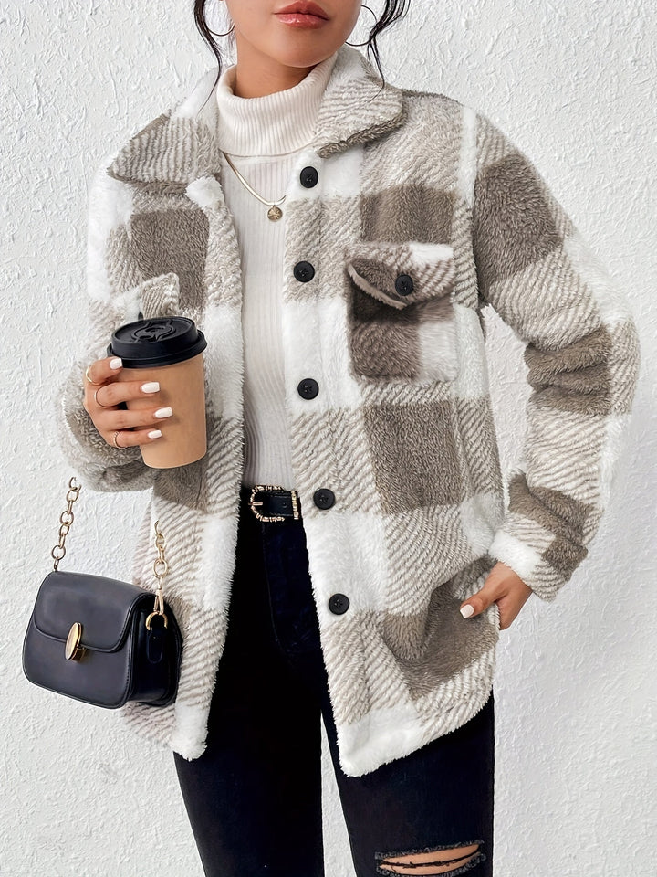 Weiche Hemdjacke im lockeren Schnitt