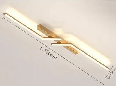 Moderne LED-Deckenleuchte – Geometrisches Design