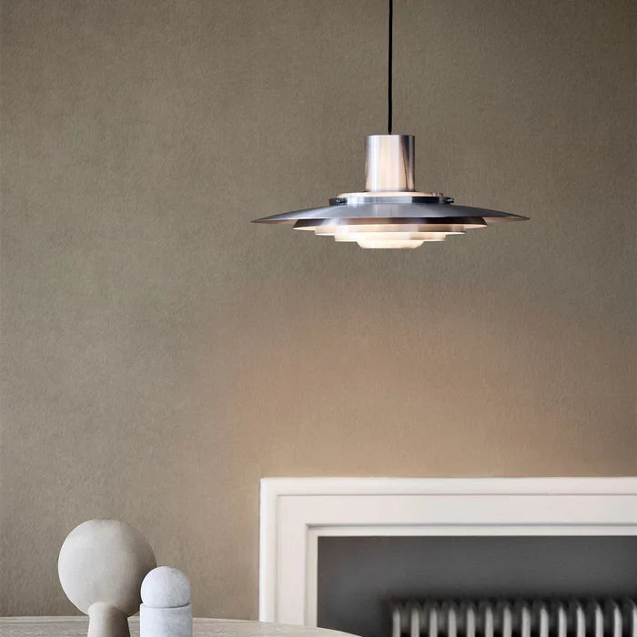 Retro Pendelleuchte aus Aluminium – Mehrlagige LED-Leuchte