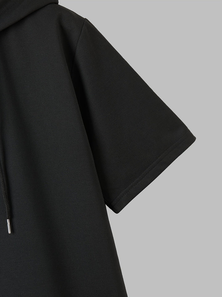 Herren Kapuzen-T-Shirt - Kurzarm