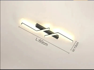 Moderne LED-Deckenleuchte – Geometrisches Design