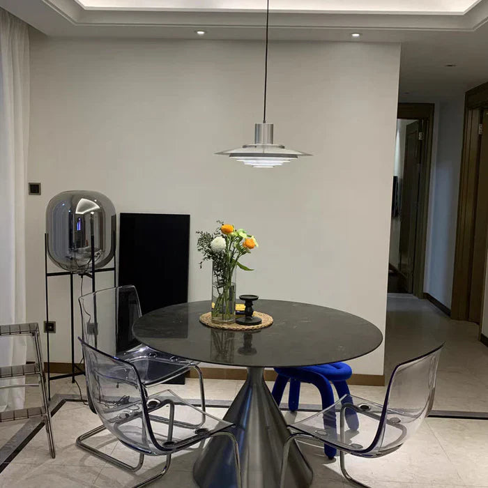 Retro Pendelleuchte aus Aluminium – Mehrlagige LED-Leuchte