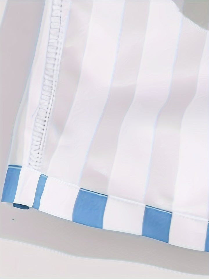 Herren Gestreifte Badeshorts