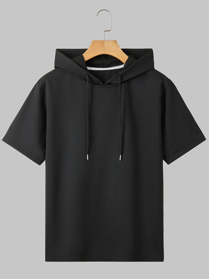 Herren Kapuzen-T-Shirt - Kurzarm