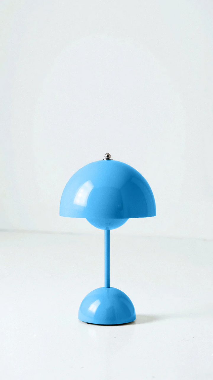 Kabellose Tischlampe mit minimalistischem Design