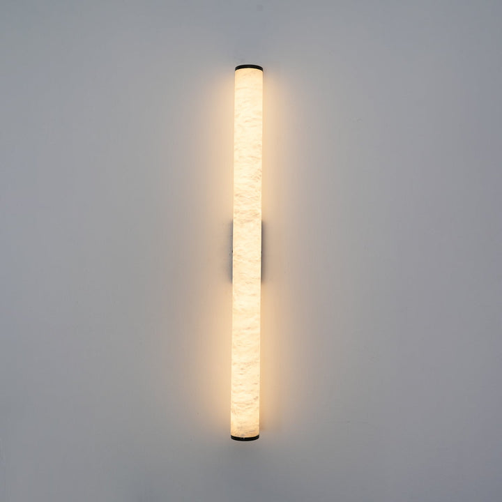 Moderne LED-Wandleuchte mit Alabasterschirm – elegante Wandlampe für Schlafzimmer und Wohnzimmer