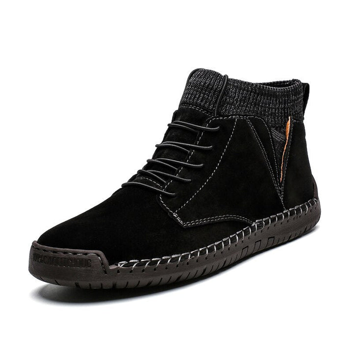 Elegante und bequeme Herrenstiefel aus Wildleder