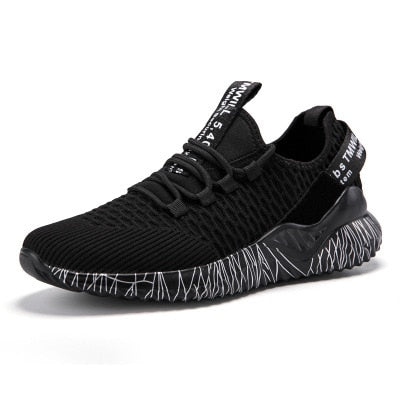 Leichte Herrensneaker mit dekorativer Sohle