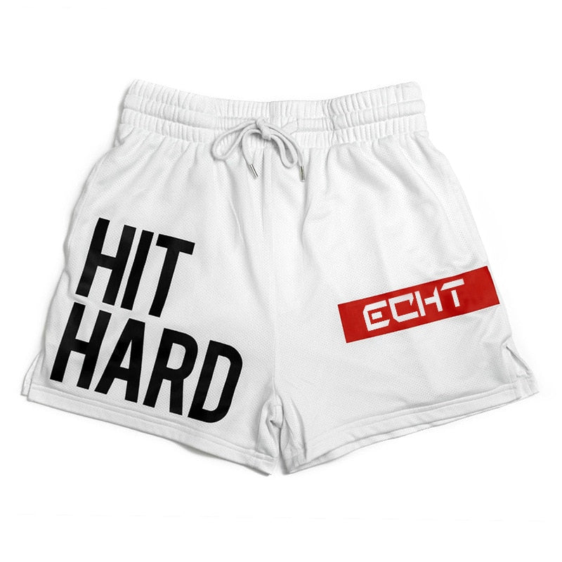 Workout-Shorts für Männer mit inspirierenden Aufschriften
