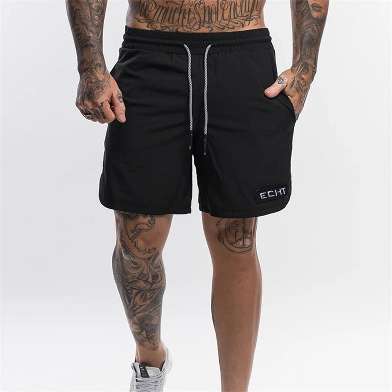 Herren-Trainingsshorts mit elastischem Bund