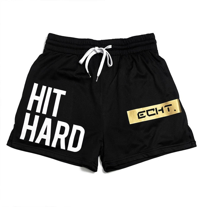 Workout-Shorts für Männer mit inspirierenden Aufschriften