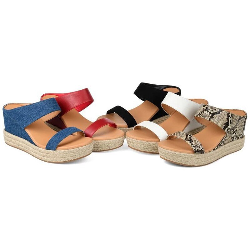 Sommerliche Plateausandalen für Damen