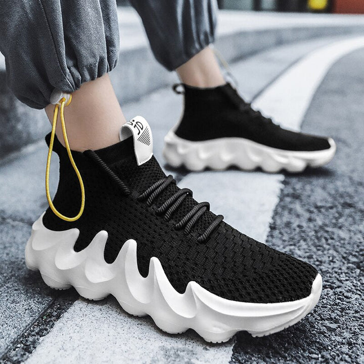 Mesh-Sneaker für Männer mit breiter Sohle