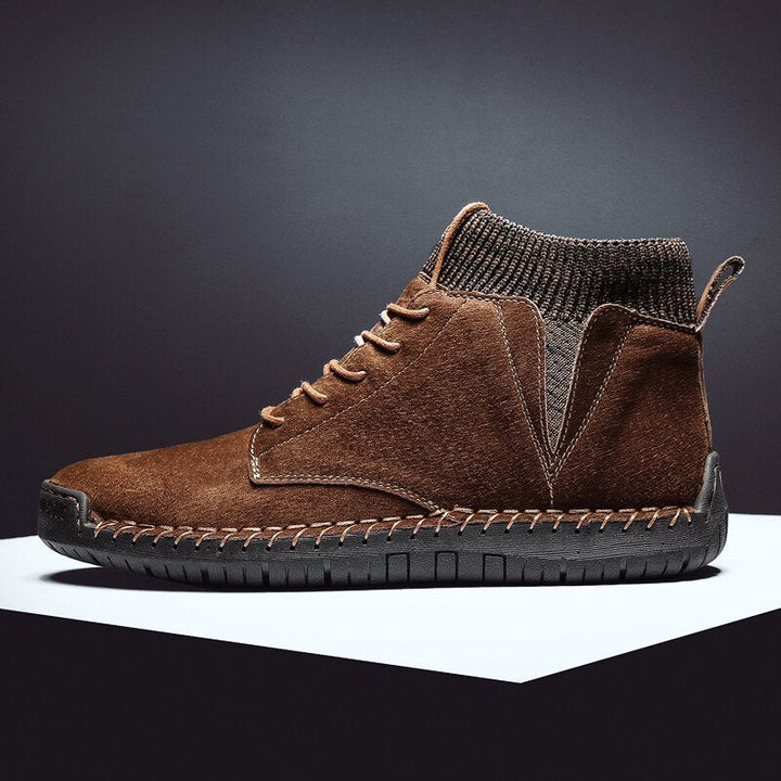 Elegante und bequeme Herrenstiefel aus Wildleder