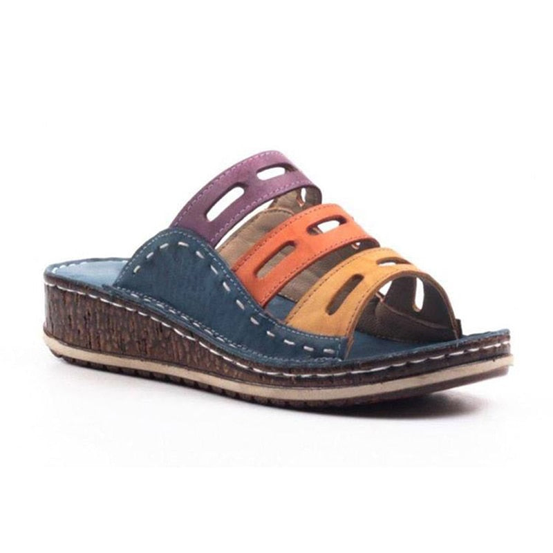 Bunte orthopädische Sommersandalen