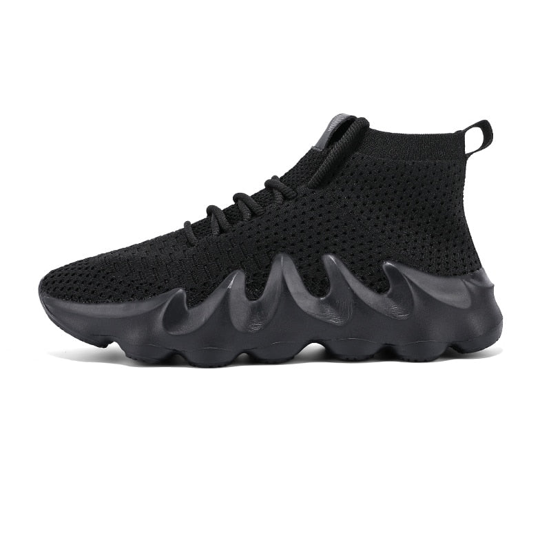 Mesh-Sneaker für Männer mit breiter Sohle