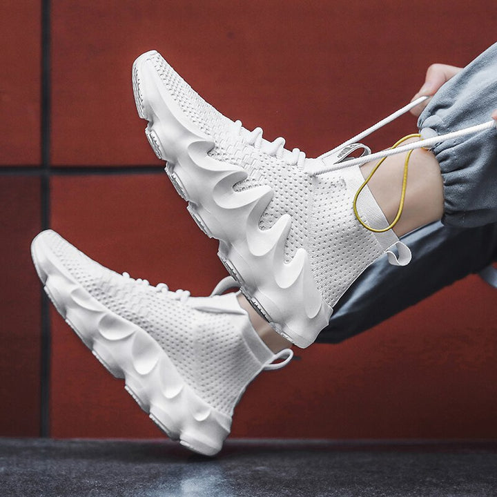 Mesh-Sneaker für Männer mit breiter Sohle