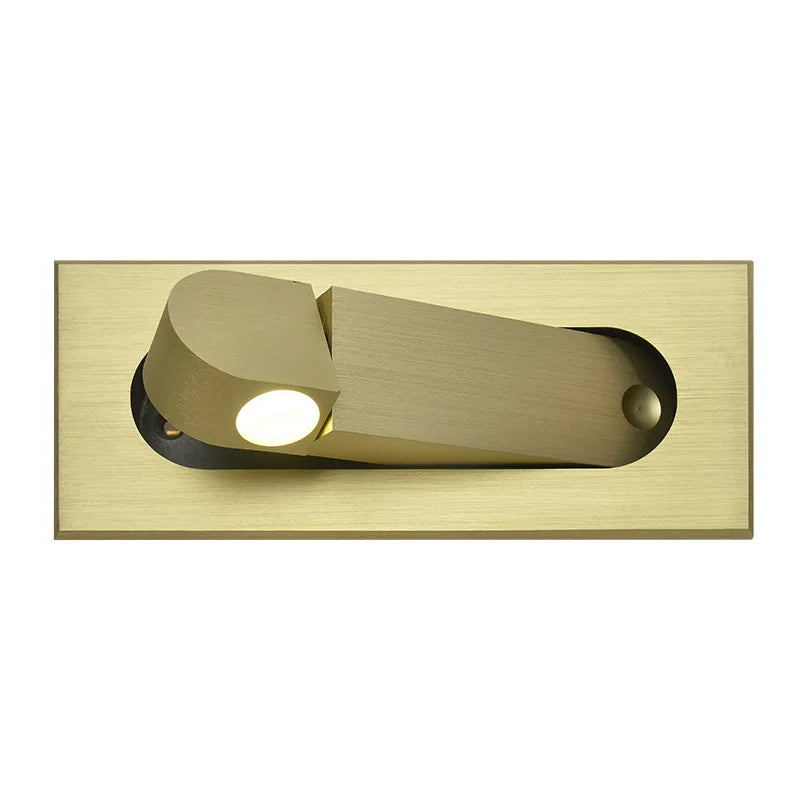 Moderne regulierbare LED-Wandleuchte zum Lesen