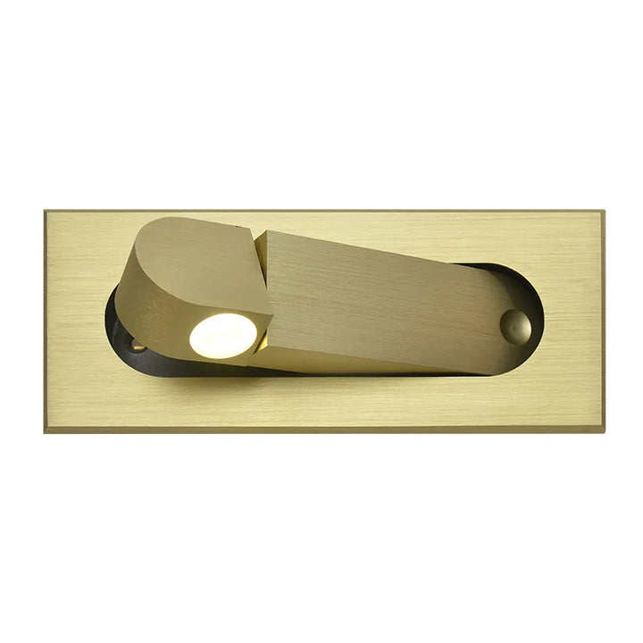 Moderne regulierbare LED-Wandleuchte zum Lesen
