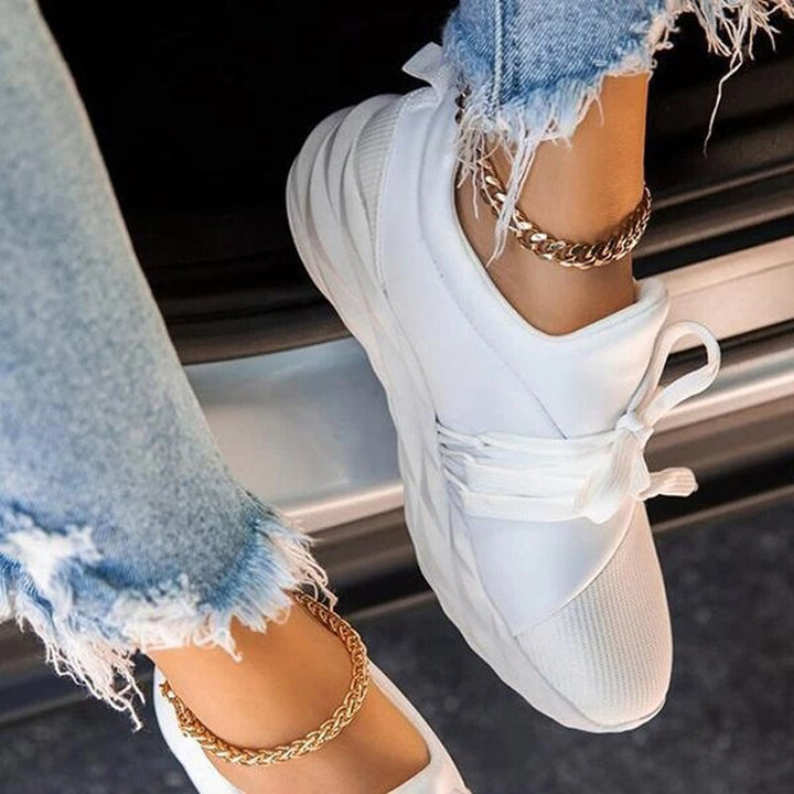 Damen-Sportschuhe mit flexiblem Obermaterial