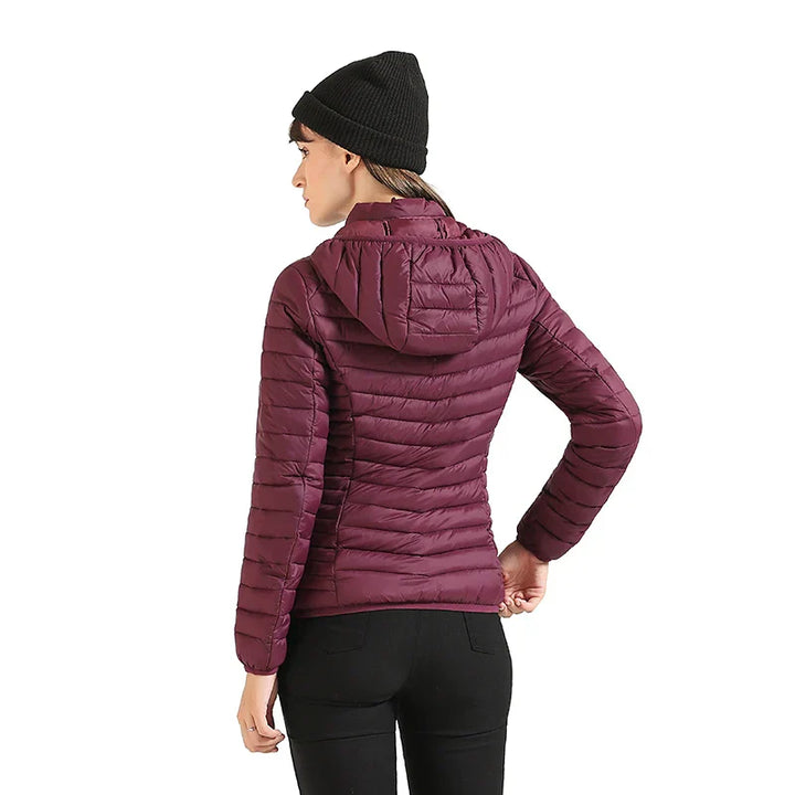 Damen-Leichte Steppjacke mit Reißverschluss