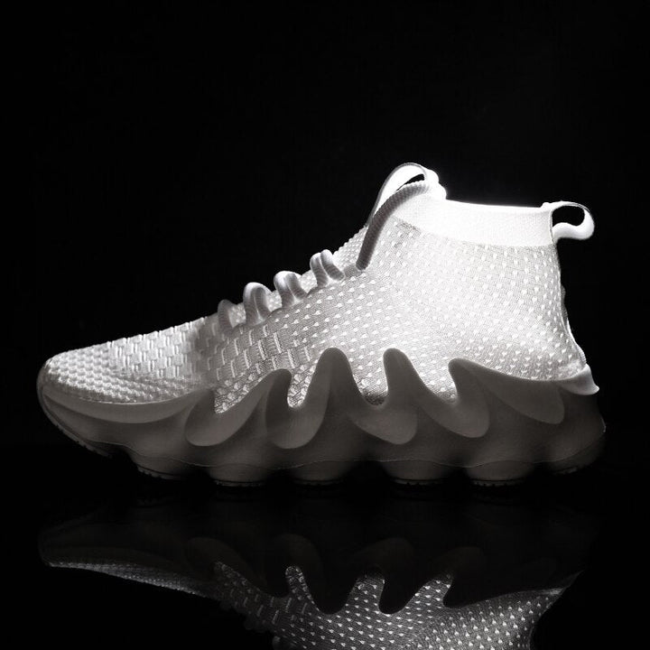 Mesh-Sneaker für Männer mit breiter Sohle