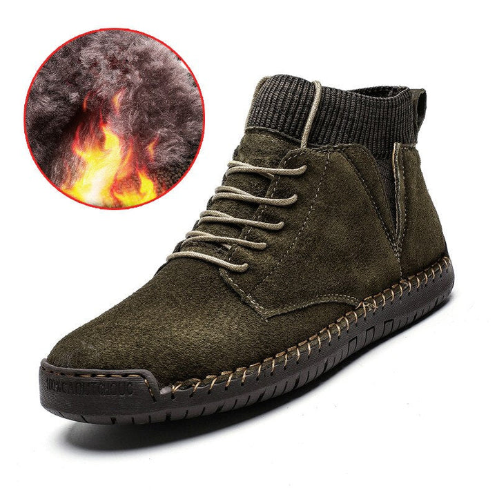 Elegante und bequeme Herrenstiefel aus Wildleder