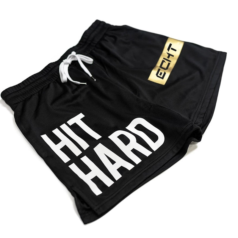 Workout-Shorts für Männer mit inspirierenden Aufschriften