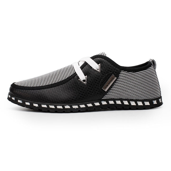 Elegante und leichte Zebra-Mokassins für Männer
