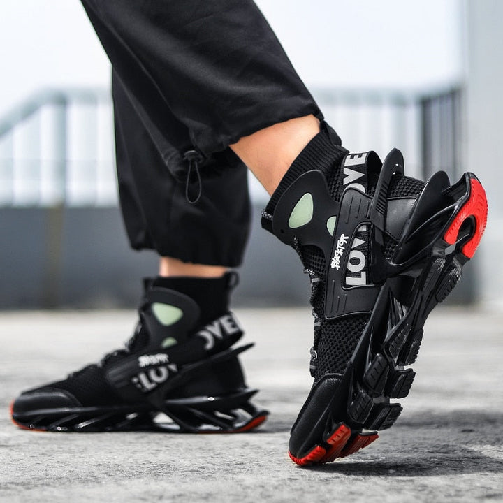 Hohe Sneakers für Männer im Techwear-Stil