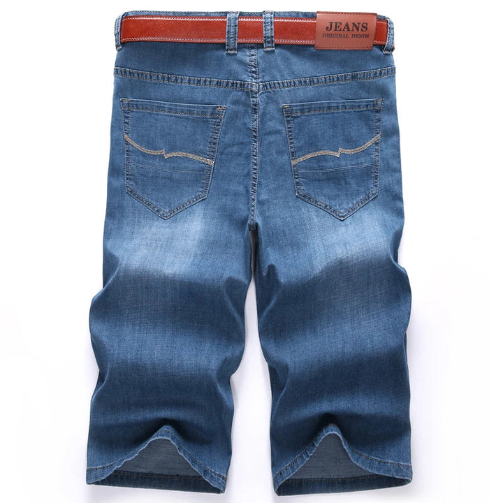 Klassische knielange Jeans für Männer Kurze Shorts