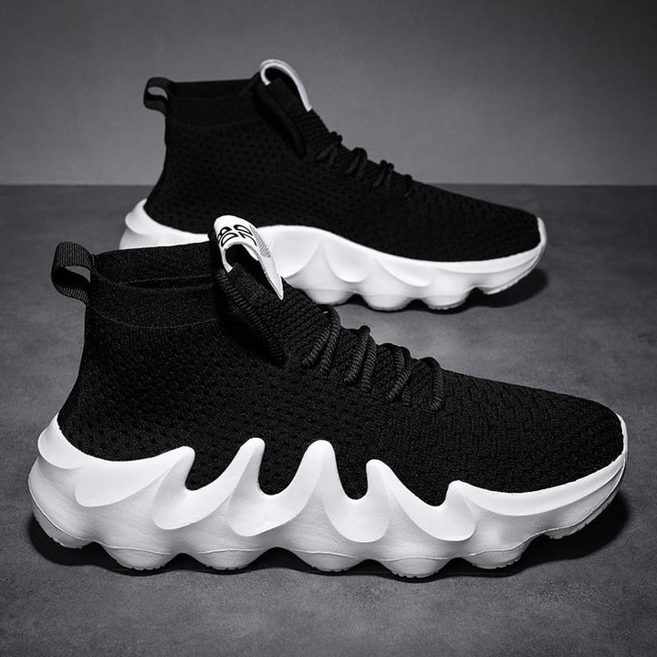 Mesh-Sneaker für Männer mit breiter Sohle