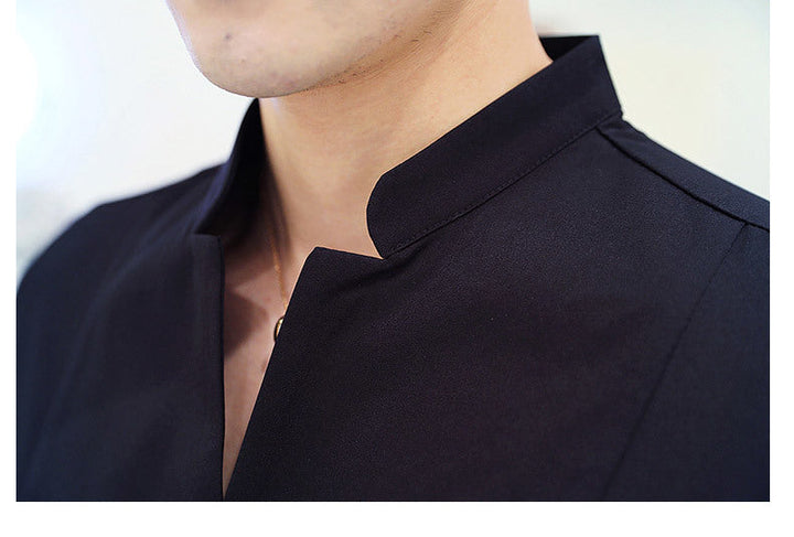 Slim Fit Langarmhemd für Herren mit elegantem Kragen