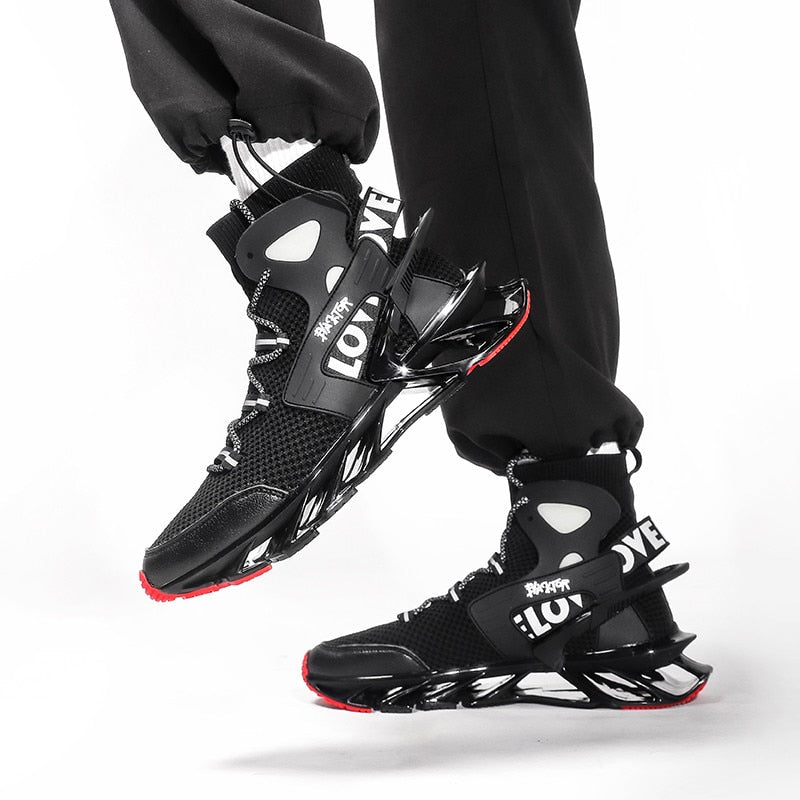 Hohe Sneakers für Männer im Techwear-Stil