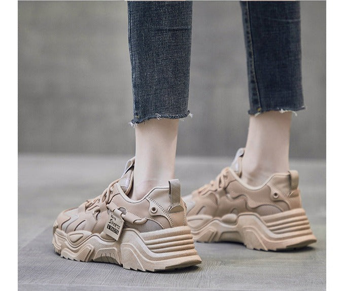 Beige Damen High Sneakers