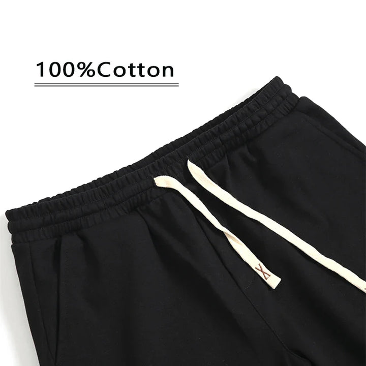 Herren-Trainingsshorts mit elastischem Bund und Smiley-Grafik