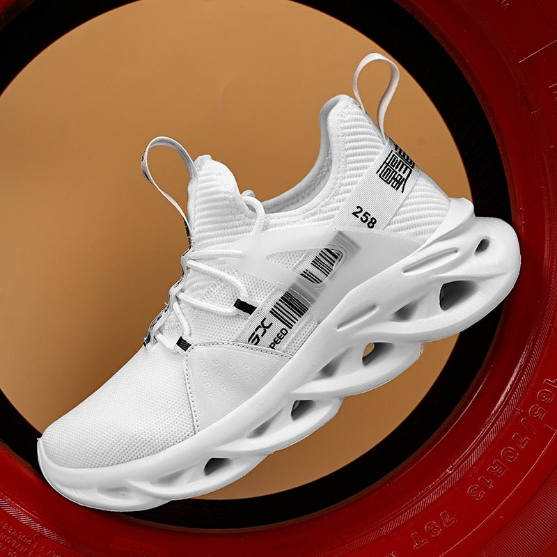Futuristische Herren-Sportschuhe mit flexibler Sohle