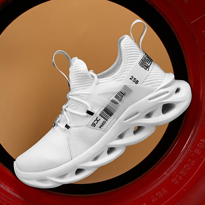 Futuristische Herren-Sportschuhe mit flexibler Sohle
