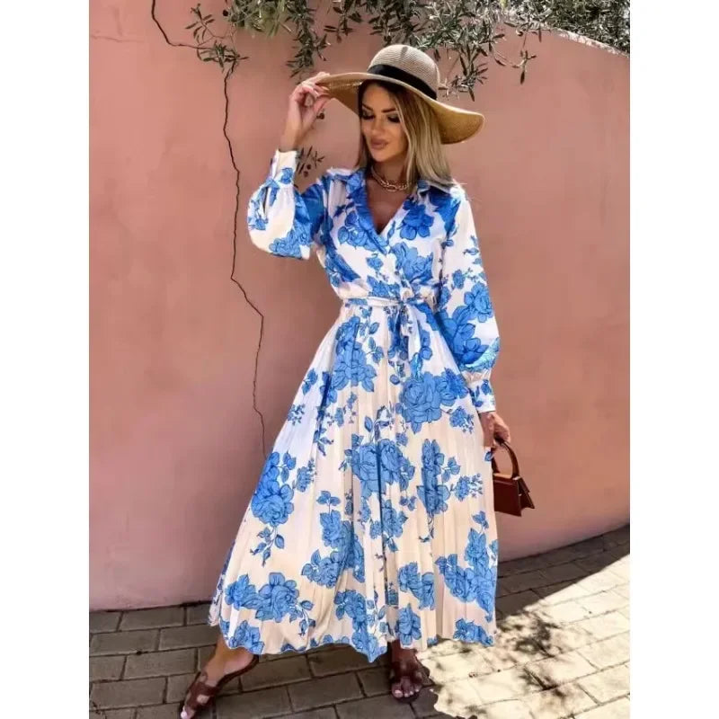 Luftiges Maxikleid mit floralem Muster